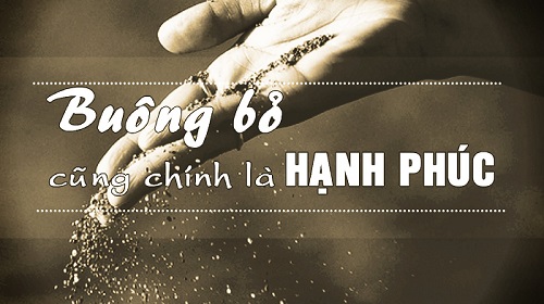 Muốn an yên, hãy học cách từ bỏ