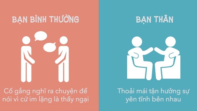 8 dấu hiệu chỉ ra điểm khác nhau giữa bạn bình thường và bạn thân