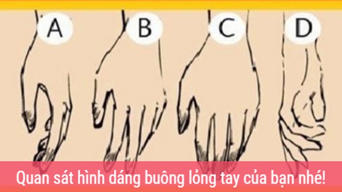 Buông lỏng bàn tay và quan sát hình dáng, câu trả lời sẽ tiết lộ về con người thật của bạn